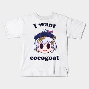 Genshin Impact Qiqi cocogoat Kids T-Shirt